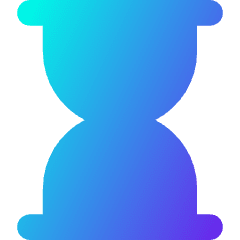 Hourglass Icon from Core Gradient Set