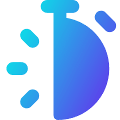 Stopwatch Half Icon from Core Gradient Set