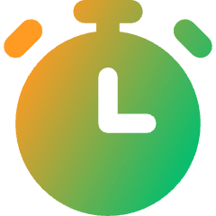 Stopwatch Icon from Core Gradient Set
