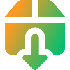 Download Box 1 Icon from Core Gradient Set
