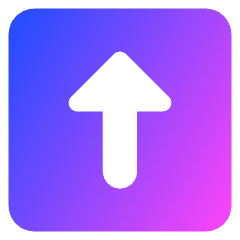 Upload Square Icon from Core Gradient Set