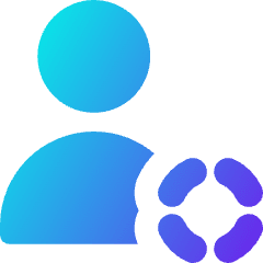 Online Status Away Account Icon from Core Gradient Set