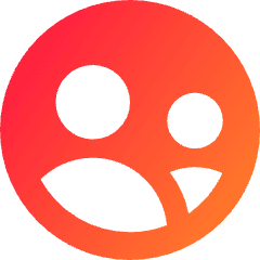 User Multiple Circle Icon from Core Gradient Set