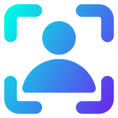 User Profile Focus Icon from Core Gradient Set