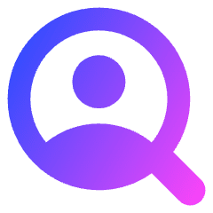 User Search Icon from Core Gradient Set