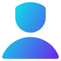 User Single Neutral Male Icon from Core Gradient Set