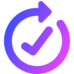 Check Forward Icon from Core Gradient Set