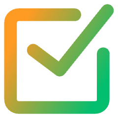Check Square 2 Icon from Core Gradient Set