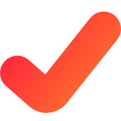 Check Thick Icon from Core Gradient Set