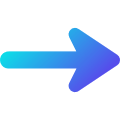 End Point Arrow Icon from Core Gradient Set