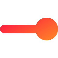 End Point Circle Icon from Core Gradient Set