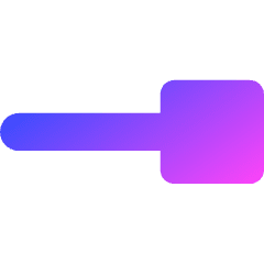 End Point Square Icon from Core Gradient Set
