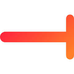 End Point Vertical Bar Icon from Core Gradient Set