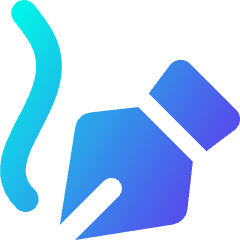 Freehand Tool Icon from Core Gradient Set