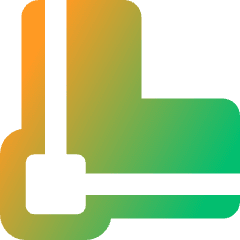 Inside Stroke Icon from Core Gradient Set