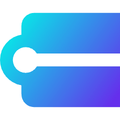 Straight Cap Icon from Core Gradient Set
