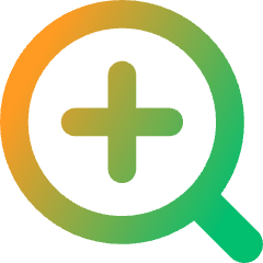Zoom In Icon from Core Gradient Set