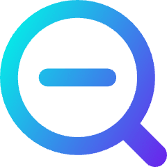 Zoom Out Icon from Core Gradient Set