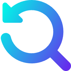 Zoom Reset Icon from Core Gradient Set