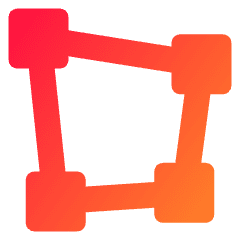Perspective Wrap Transform Distort Icon from Core Gradient Set