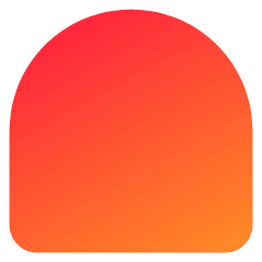 Wrap Arc Upper Icon from Core Gradient Set