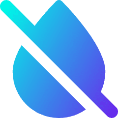 Humidity None Icon from Core Gradient Set