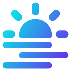 Sun Haze Icon from Core Gradient Set