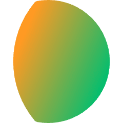 Waxing Gibbous Moon Icon from Core Gradient Set