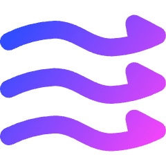 Wind Flow 2 Icon from Core Gradient Set