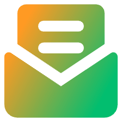 Inbox Open Icon from Core Gradient Set
