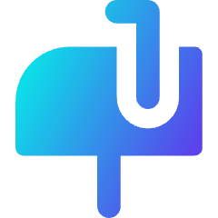 Inbox Post Icon from Core Gradient Set