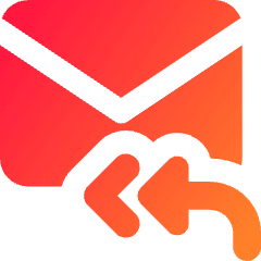 Mail Reply All Icon from Core Gradient Set