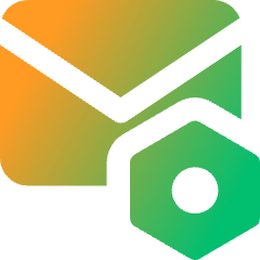 Mail Setting Bolt Nut Icon from Core Gradient Set