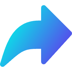 Forward Email Icon from Core Gradient Set