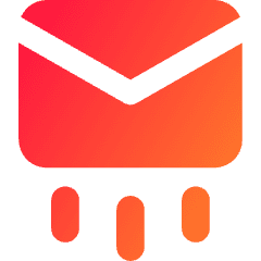 Mail Send Icon from Core Gradient Set