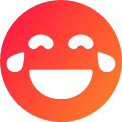 Smiley Laughing 1 Icon from Core Gradient Set
