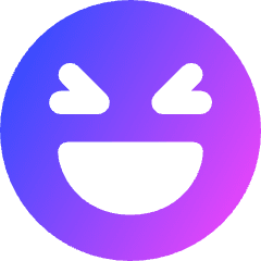 Smiley Laughing 2 Icon from Core Gradient Set