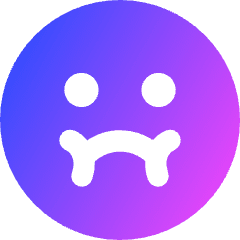 Smiley Nauseas Icon from Core Gradient Set