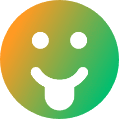 Smiley Tongue Out Icon from Core Gradient Set