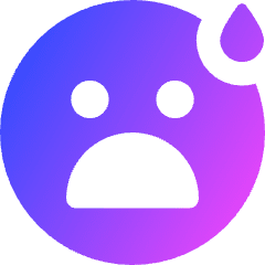 Smiley Worried Icon from Core Gradient Set