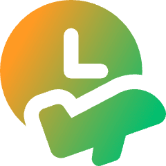 Departure Time Icon from Core Gradient Set