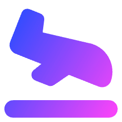 Landing Icon from Core Gradient Set