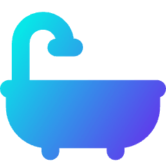 Bath Tub Icon from Core Gradient Set