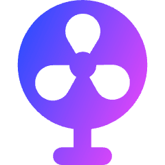 Fan Icon from Core Gradient Set