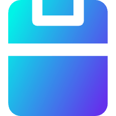 Hotel Bed 1 Icon from Core Gradient Set
