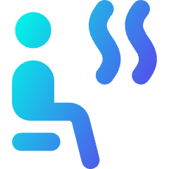 Sauna Room Icon from Core Gradient Set