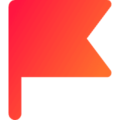 Flag Icon from Core Gradient Set