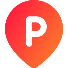 Location Pin Transport Parking Area Icon from Core Gradient Set