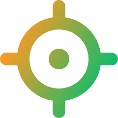 Location Target 1 Icon from Core Gradient Set