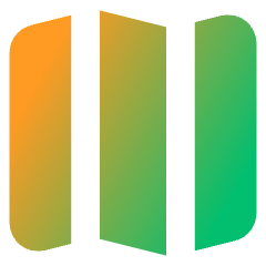 Map Fold Icon from Core Gradient Set